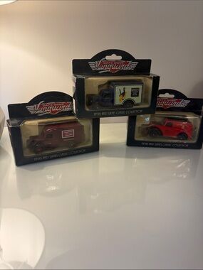 Vintage Lledo Vanguards Days Gone Die-Cast Model Delivery Vans - Set of 3 (NIB)